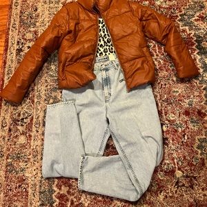 Vintage GAP best basics reverse fit ankle jeans sz 14 light wash